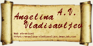 Angelina Vladisavljev vizit kartica